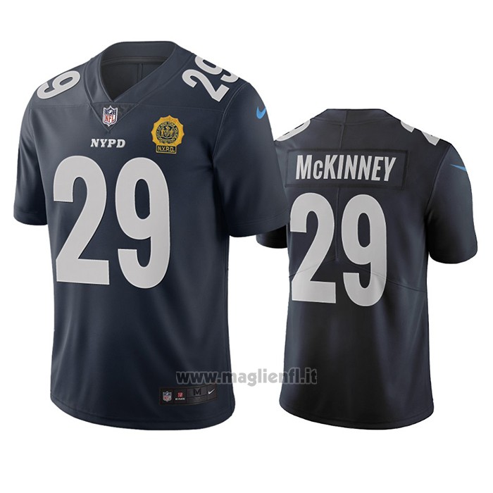 Maglia NFL Limited New York Giants Xavier Mckinney Ciudad Edition Blu